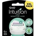 Wilkinson Sword Lames Intuition Sensitive Care, 3 pièces