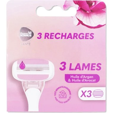 Pharmascience Recharges Rasoir Femme 3 Lames X3