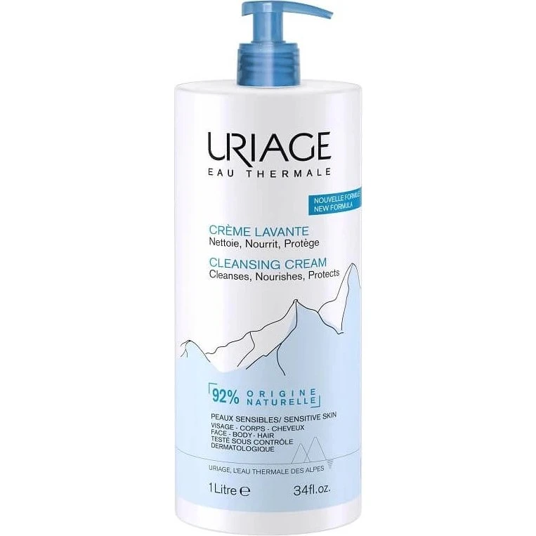Uriage Crème Lavante Hydratante 1000 ml