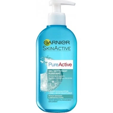 Garnier SkinActive Gel Nettoyant Purifiant 200 ml