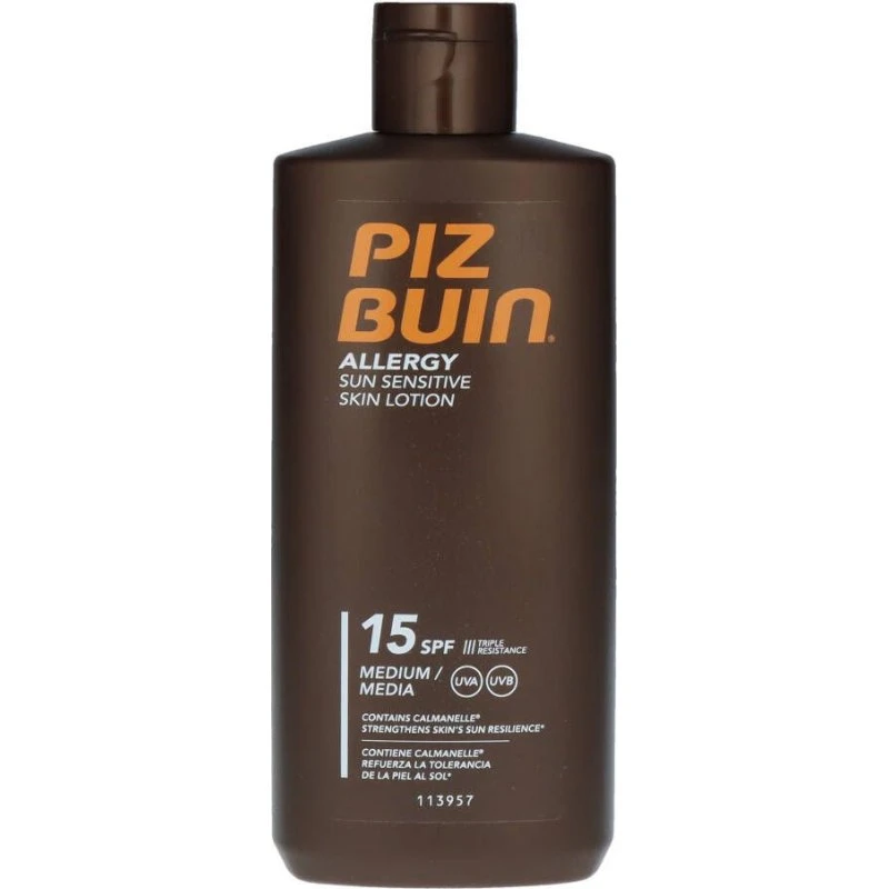 Piz Buin Allergy Sun Sensitive Lotion SPF 15 200 ml