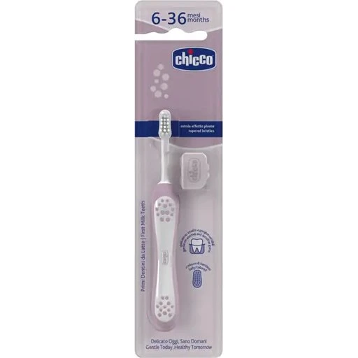 Chicco Escova Primeiros Dents Lilas 6-36m