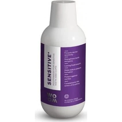 WOOM Sensitive+ Bain de Bouche Dents Sensibles 500ml