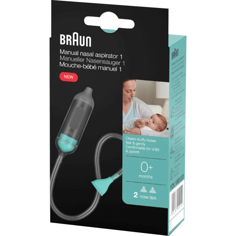 Braun BNA050EU Aspirateur Nasal Manuel pour Bébé dès la Naissance