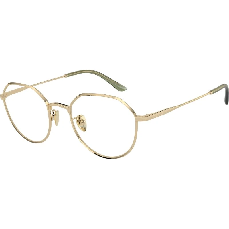Giorgio Armani AR5142 3013 - Montures Optiques Rondes en Métal Or