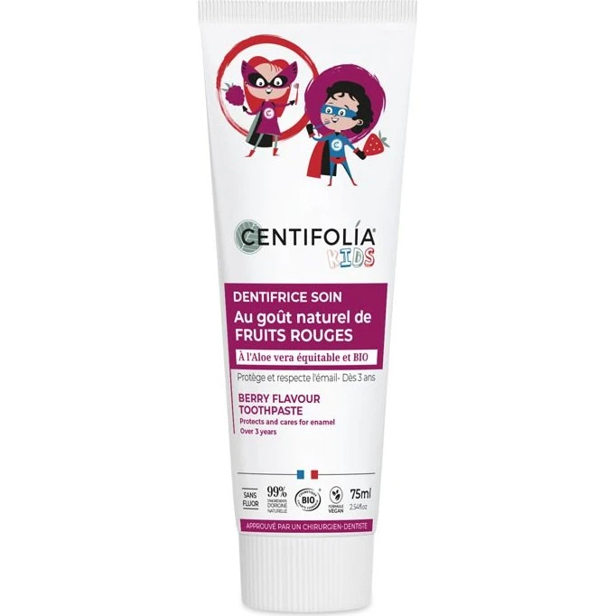 Centifolia Dentifrice Enfant Goût Fruit Rouge