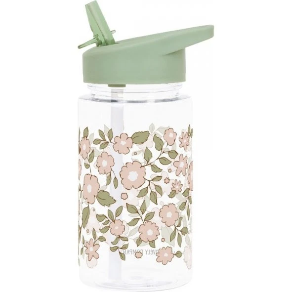 A Little Lovely Company Gourde 450 ml Fleurs Sauge