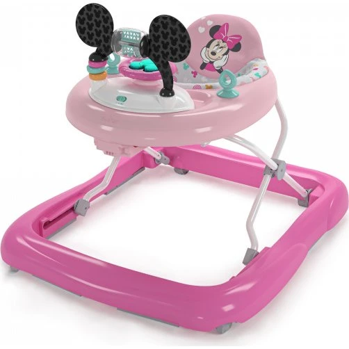 Bright Starts Trotteur bébé Minnie Mouse pliable - Multicolore