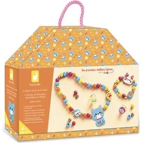 Janod Little Cats - Kit Bijoux en Bois 4 Pièces
