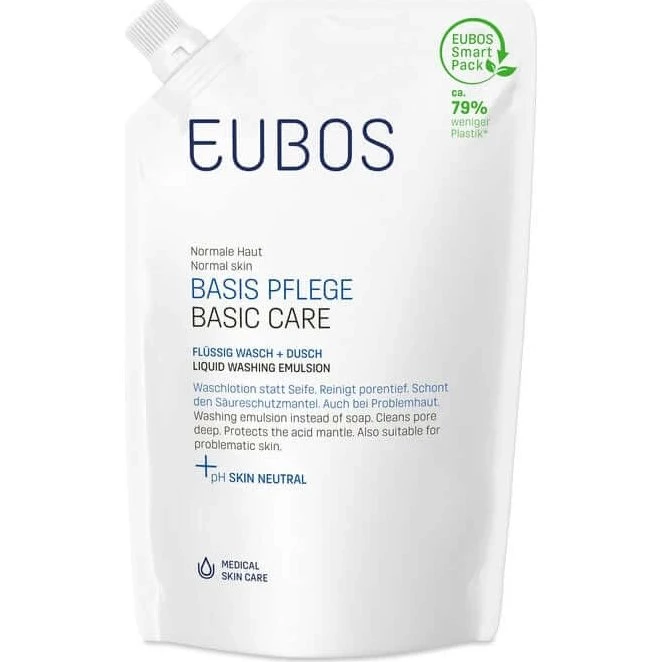 Eubos Basic Care Emulsion Lavante Recharge 400ml