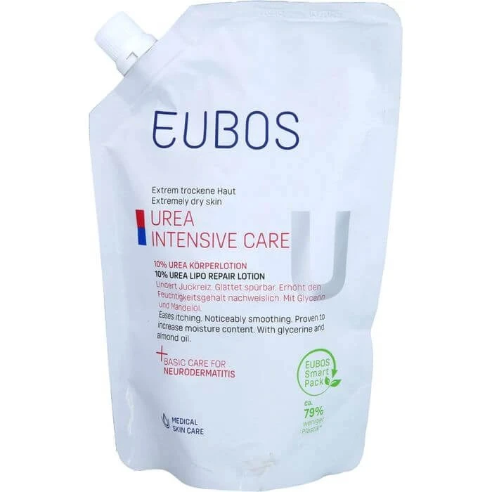 EUBOS Lotion Corporelle à l'Urée 10% pour Peaux Sèches - 400 ml
