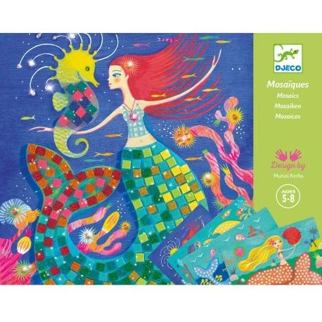 Djeco - Coffret Mosaïques Le Chant des Sirènes