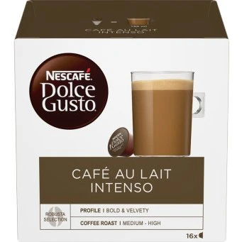 NESCAFÉ® Dolce Gusto® Café au Lait Intenso, 16 capsules