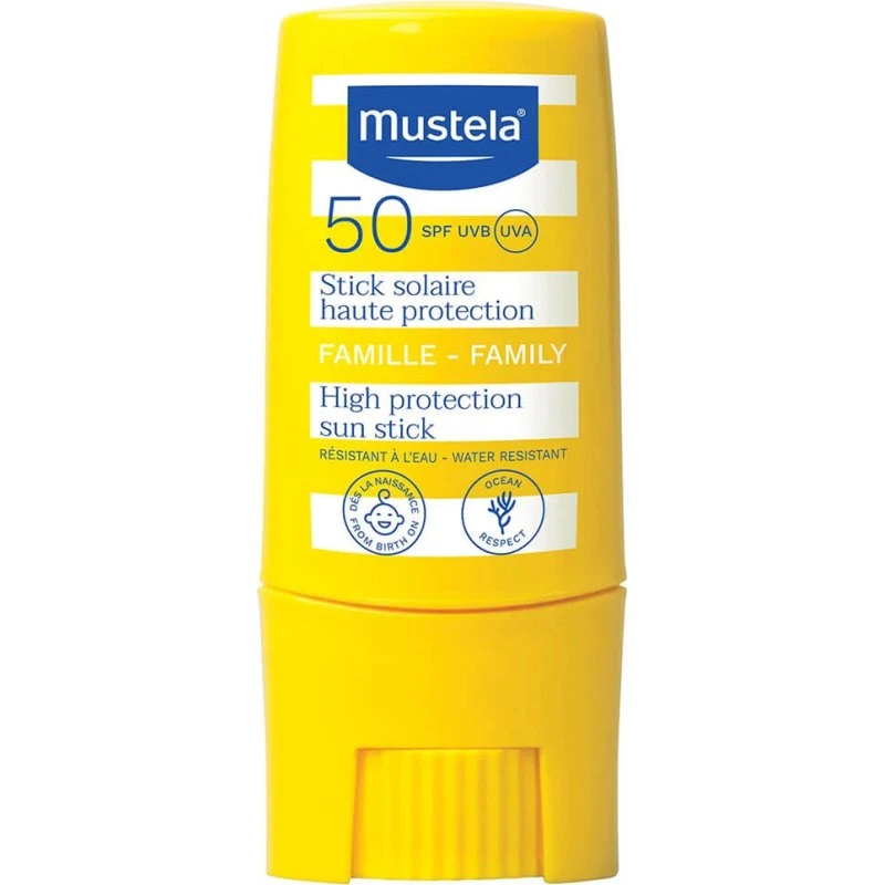 Mustela Sun Family Stick Solaire SPF 50, 9 ml