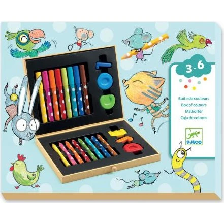 Djeco Boîte de couleurs pour les petits