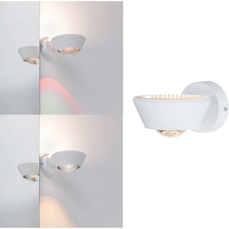 Paulmann Sabik Applique Murale LED Blanc Mat IP44