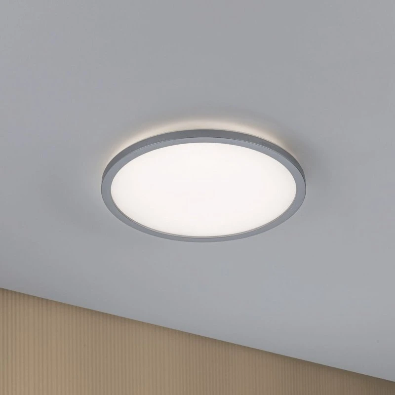 Paulmann Atria Shine Panneau LED Chrome Ø 29 cm, 3000 K