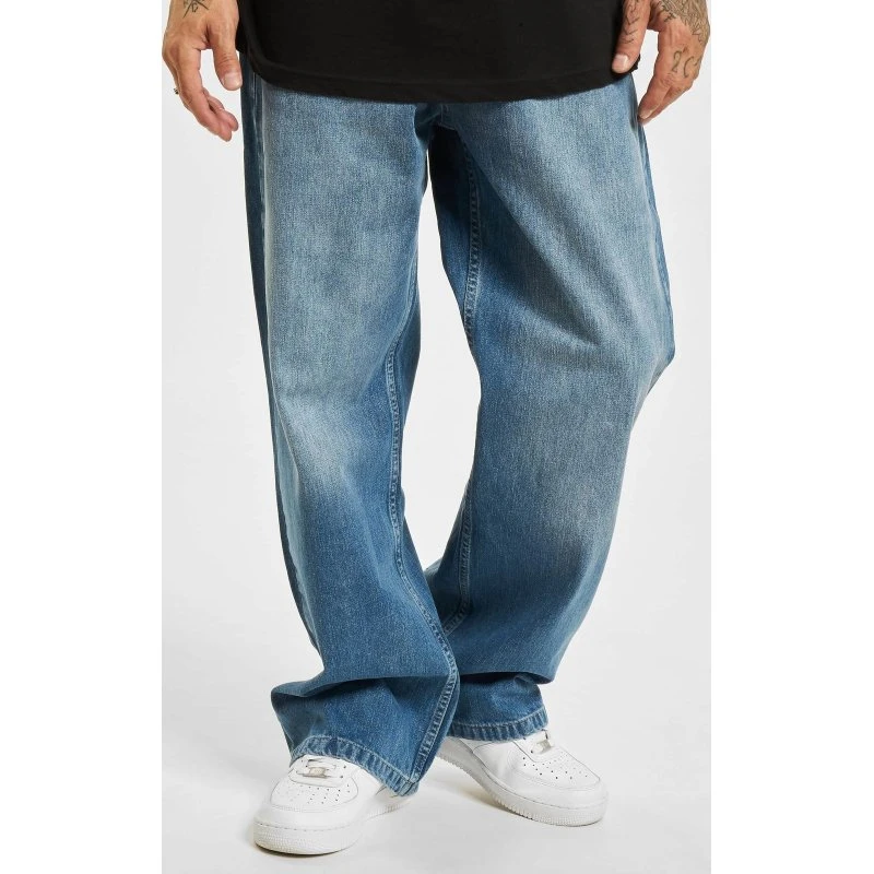 Urban Classics Homie Jeans Baggy en Coton Bleu