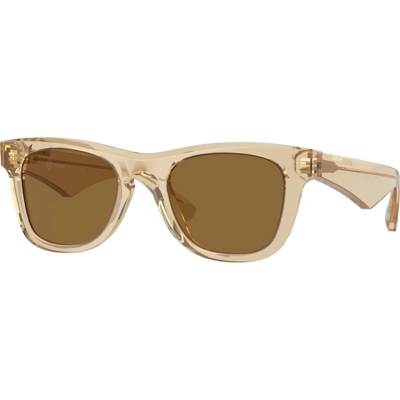 Burberry Homme BE4426 Lunettes de Soleil Carrées Beige et Bronze