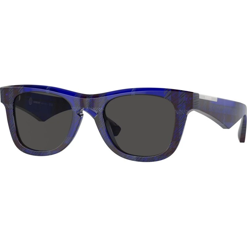 Burberry Homme BE4426 Lunettes de soleil Carrées Bleu Gris