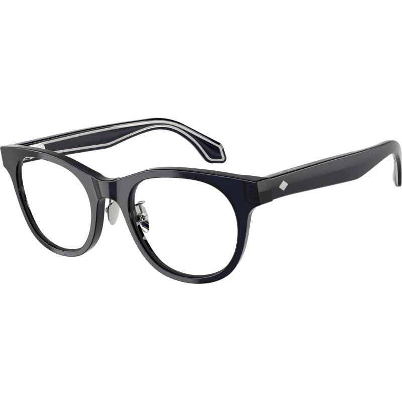 Giorgio Armani AR7269 6160 - Montures Optiques Rondes Bleues