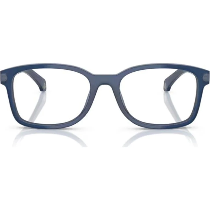 Moncler ME2006 Lunettes de Vue Carrées Bleues Unisexe 56mm