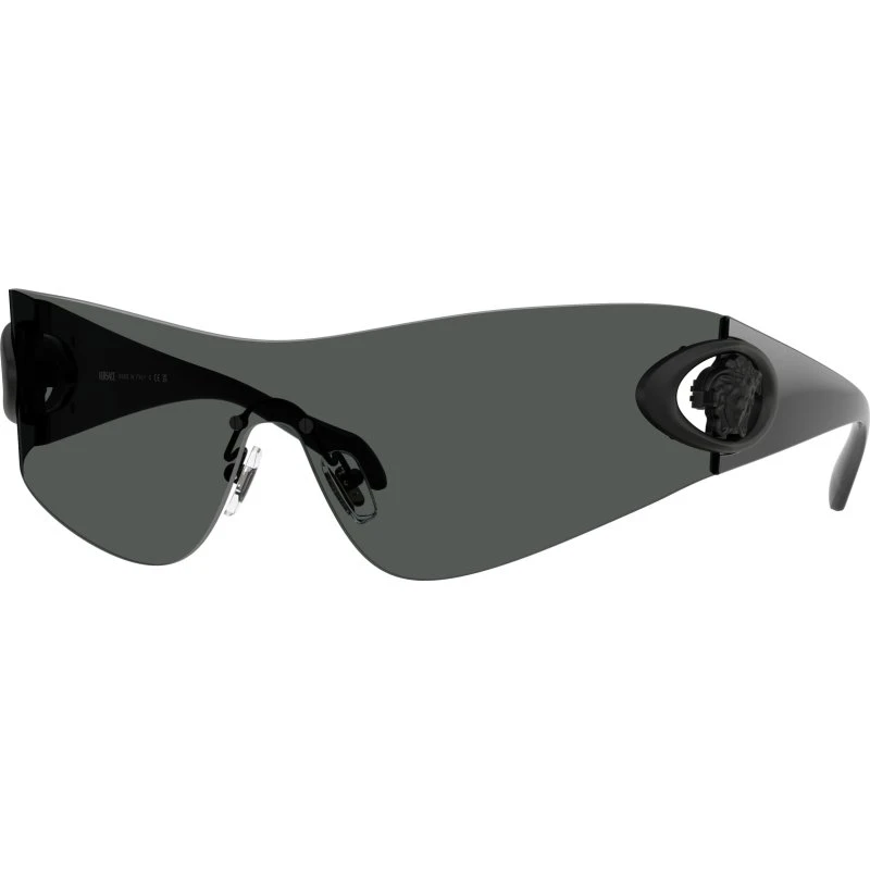 Versace Homme VE2280 Lunettes de Soleil Métal Gris
