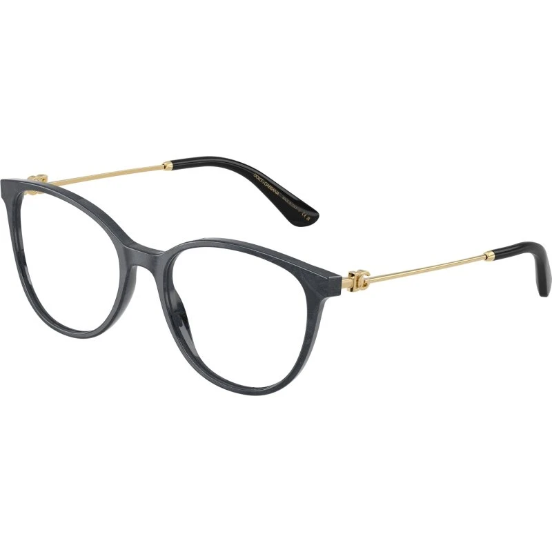 Dolce & Gabbana DG3363 3441 Montures Papillon Acétate Gris