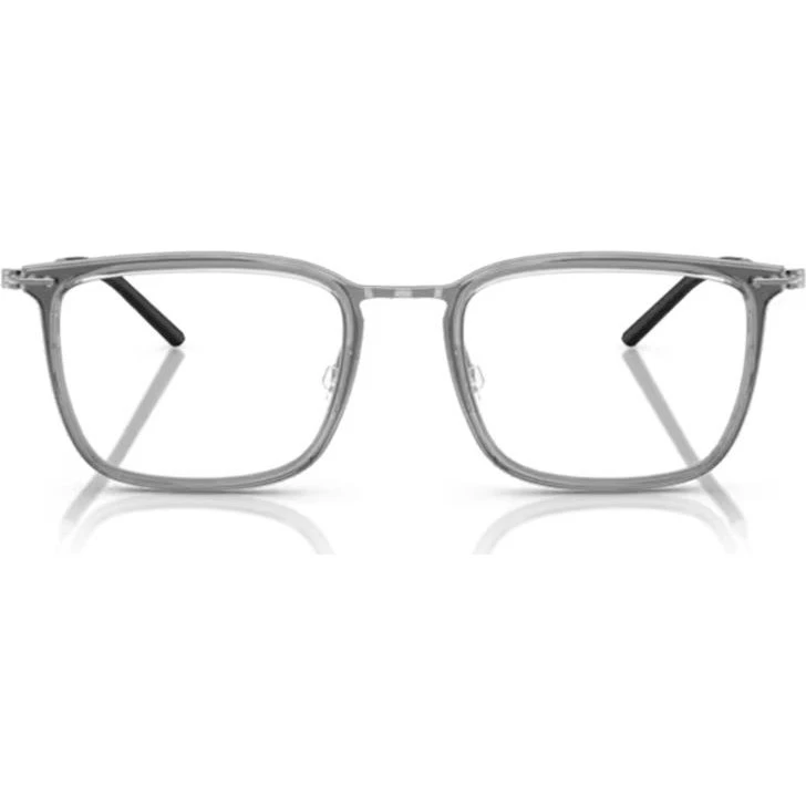 Moncler ME1001D Lunettes de Vue Carrées Grises Unisexe