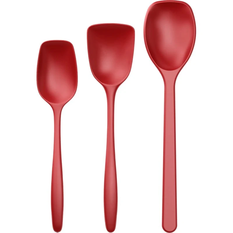Rosti Ensemble de 3 Cuillères de Cuisine Classic - Rouge