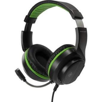 Deltaco GAM-128 Casque de jeu filaire Noir/Vert