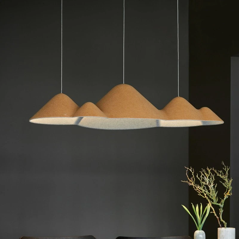 Loom Design Suspension Panorama Large Jaune/Gris