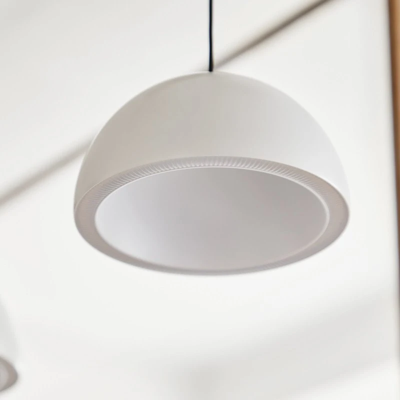 Loom Design Suspension Curve Blanche - Aluminium, LED