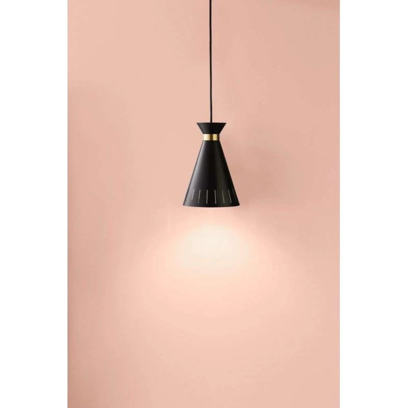 Warm Nordic Suspension Cone Noir - Ø 16 cm