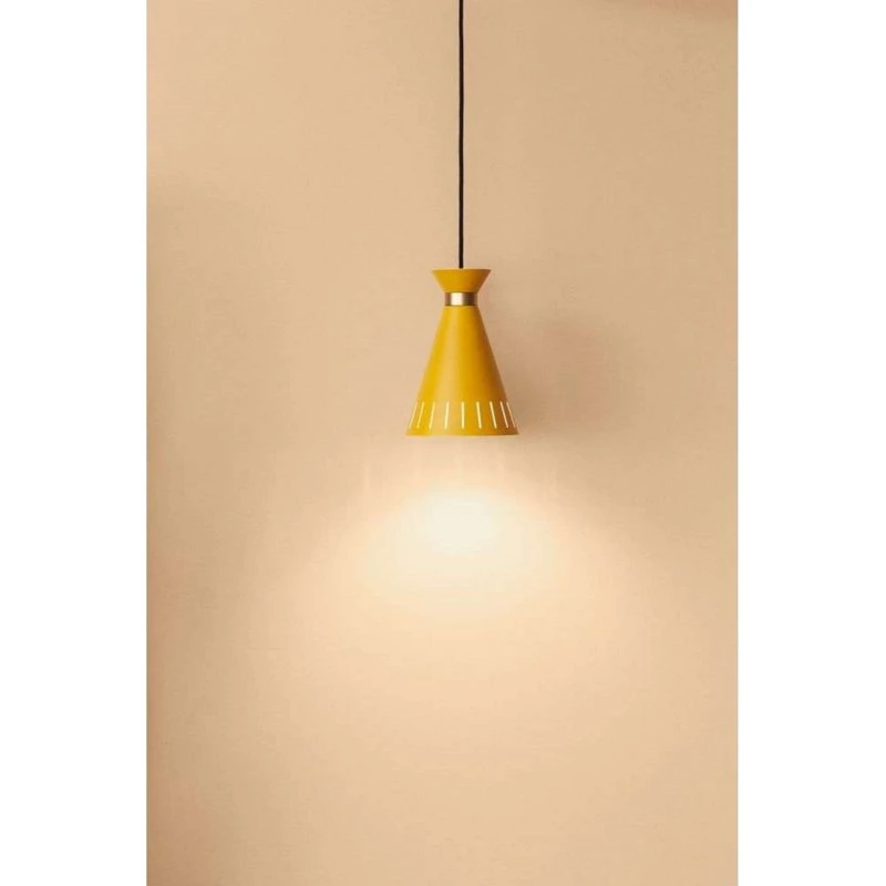Warm Nordic Suspension Cone Jaune Miel - Ø 16 cm
