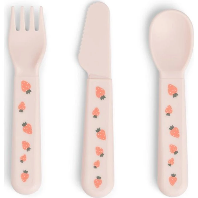 Done by Deer Set de couverts Foodie Tiny Farm Rose