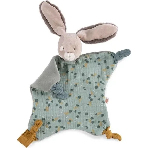 Moulin Roty Doudou Lapin Sauge Trois Petits Lapins