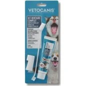 VETOCANIS Kit Dentaire Chien - Brosse + Dentifrice