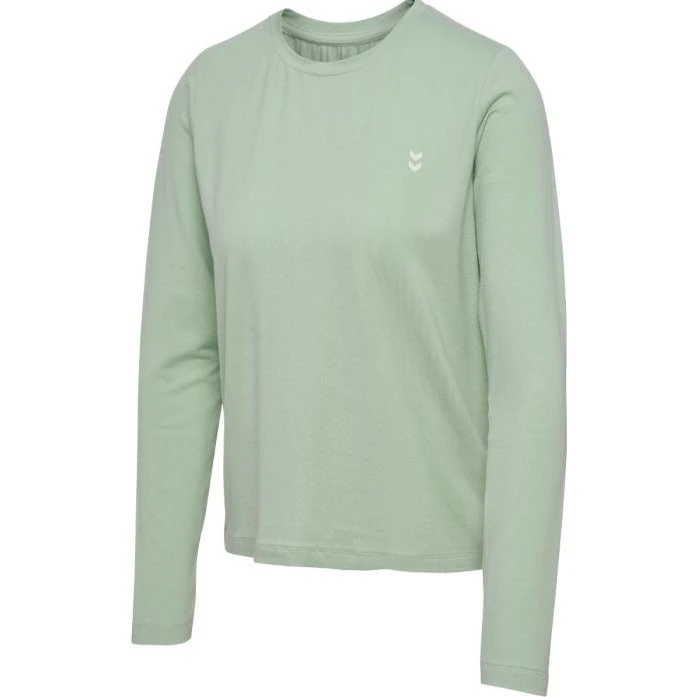 Hummel T-shirt Yoga Soft Loose LS Vert Femme