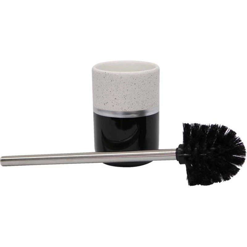 Skyline Brosse WC 38cm Noir Céramique
