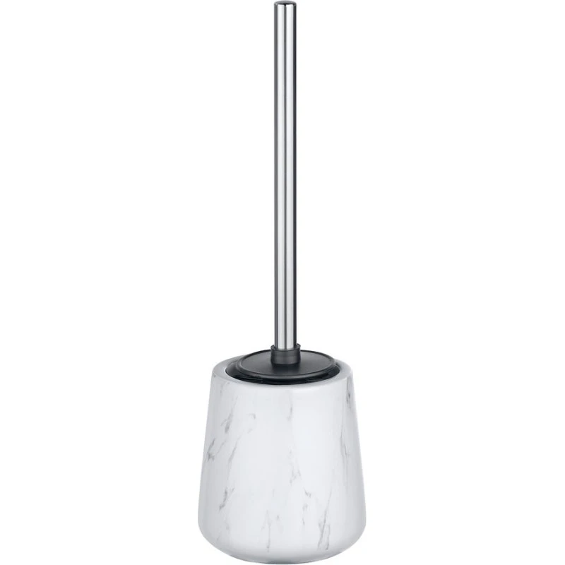 Adrada Brosse WC Céramique Effet Marbre Blanc