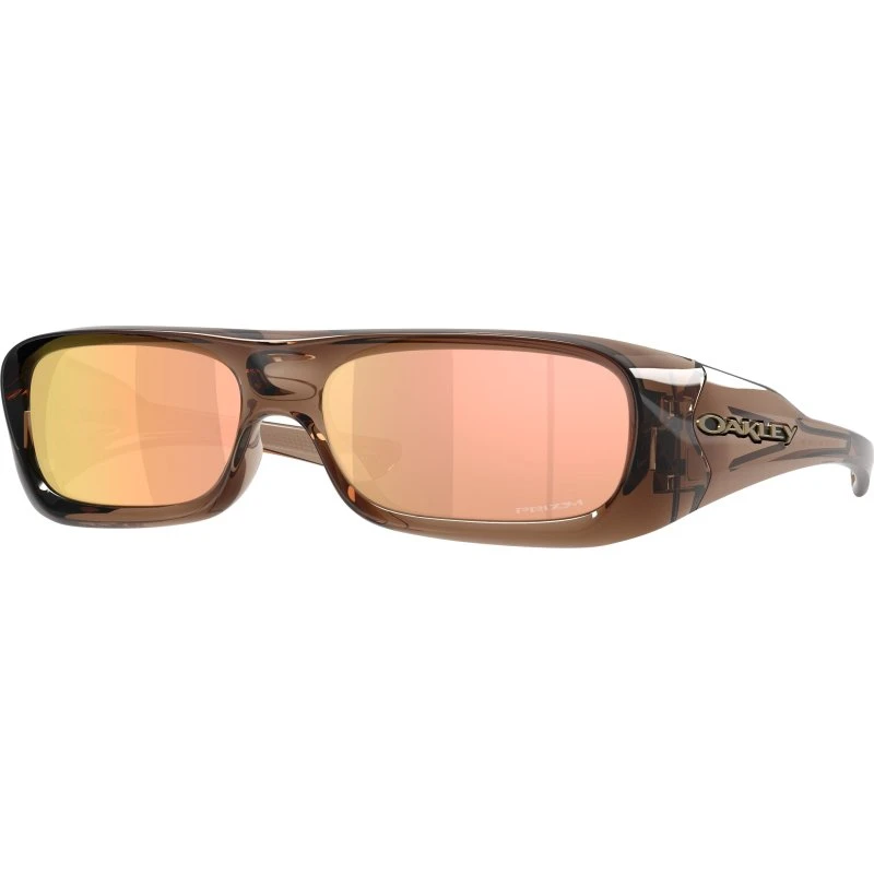 Oakley Permian OO9520 Lunettes de Soleil Carrées Marron et Or
