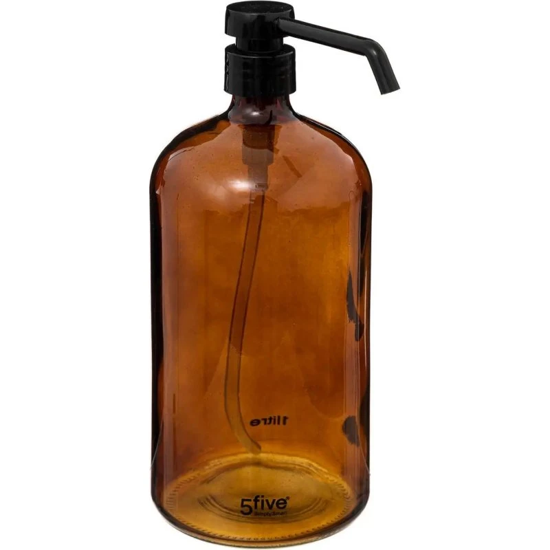 5 five simply smart Distributeur à Savon 1L Marron