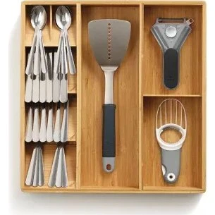 Joseph Joseph DrawerStore Bamboo Organisateur Extensible en Bambou
