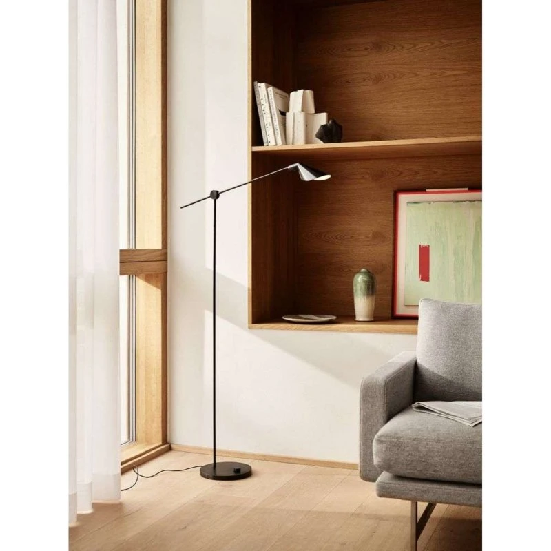 Fritz Hansen Lampadaire MS011 Black PVD