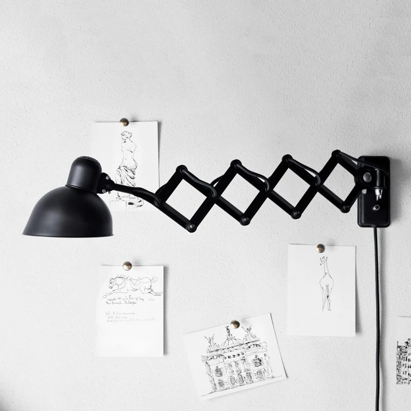 Fritz Hansen Applique Murale Kaiser Idell 6718 Mat Noir