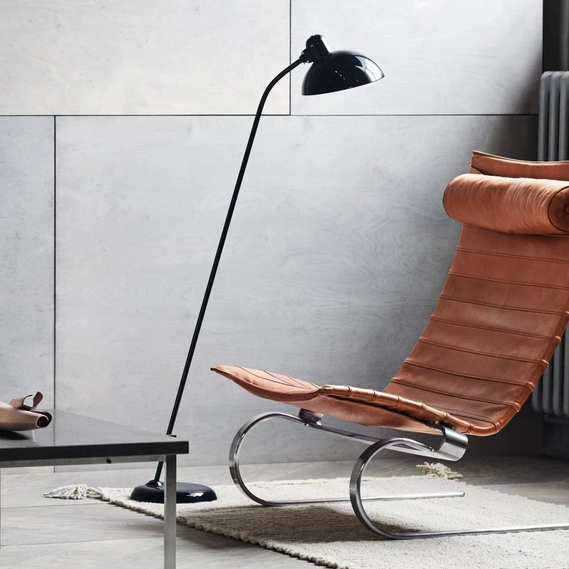 Fritz Hansen Lampadaire Kaiser Idell 6556 Noir