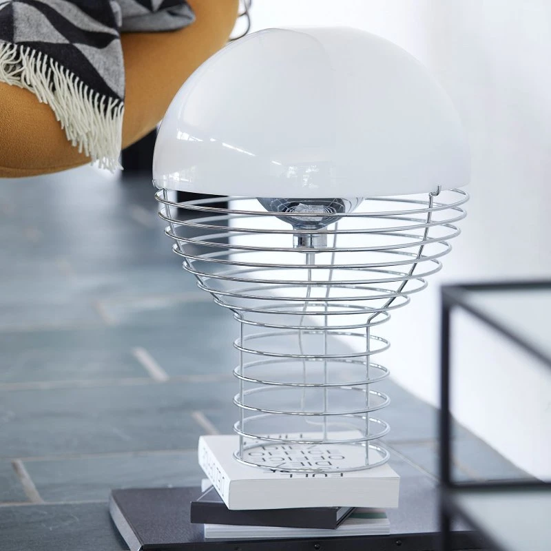 Verpan Lampe à poser Wire Large, Blanc