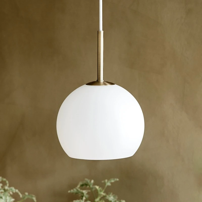Frandsen Suspension Ball Ø18 - Verre Blanc Opale