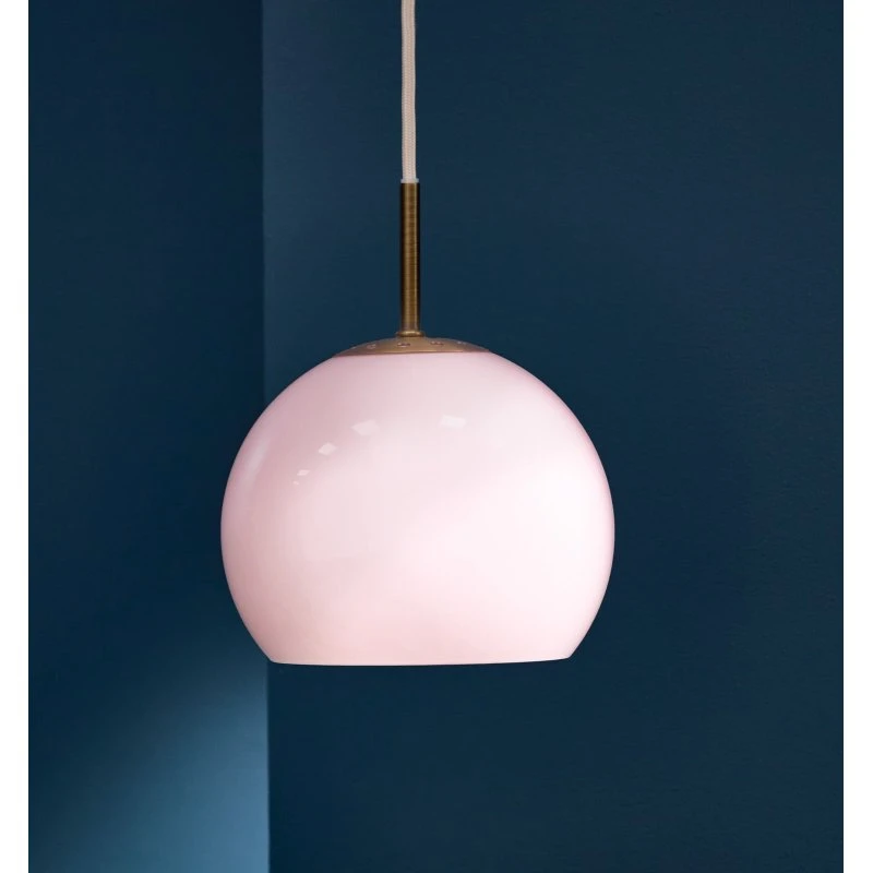 Frandsen Suspension Ball Ø18 Verre Opale Rose
